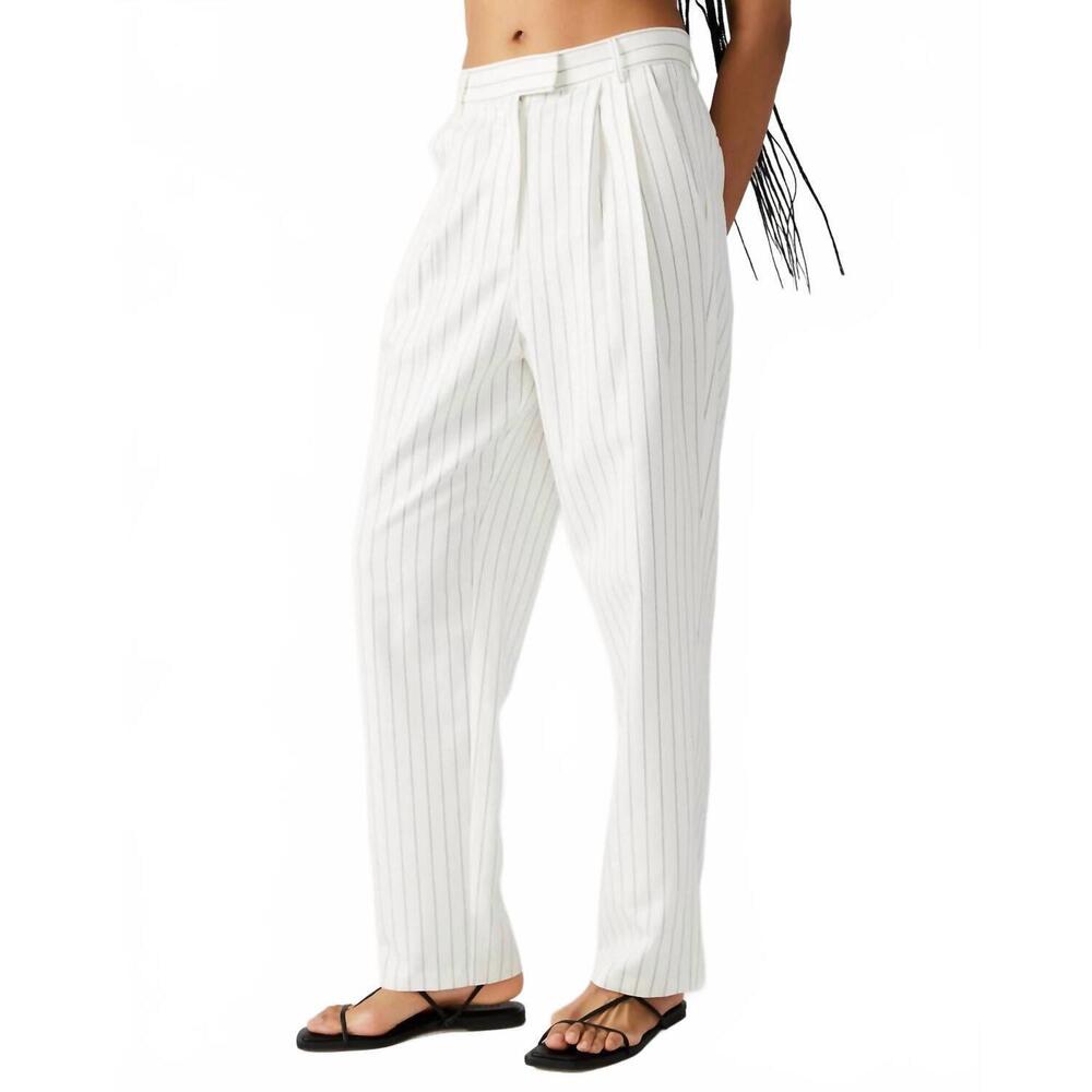 NEW STEVE MADDEN rumi pleated pant in cream - Picture 3 of 4